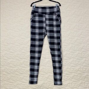 Streetwear Society Plaid Leggings Sz XL